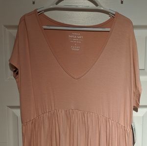 Torrid Super Soft Light Pink Top